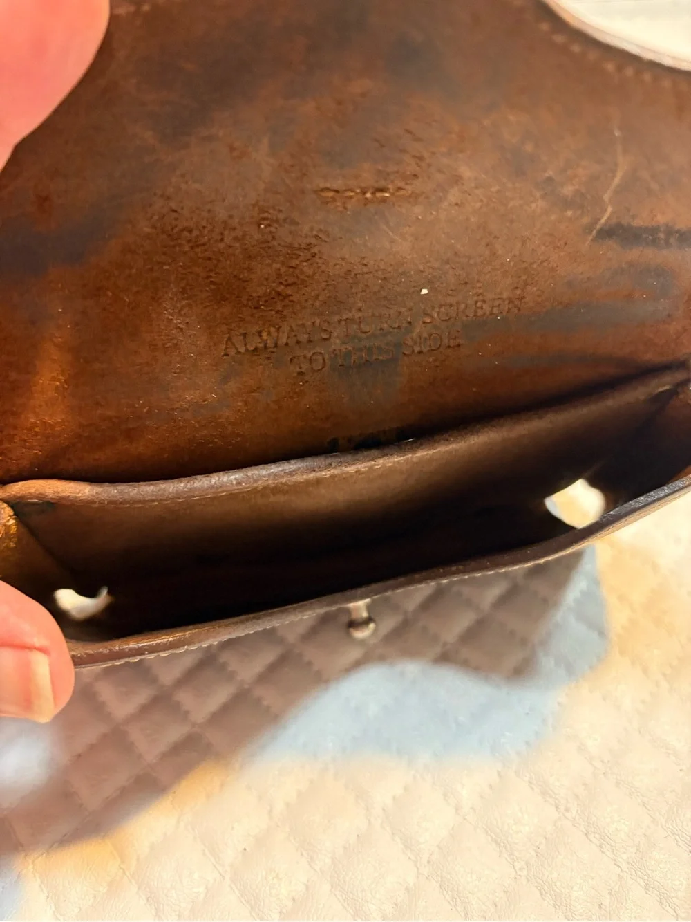 Col. Littleton leather phone holster No. 47 model